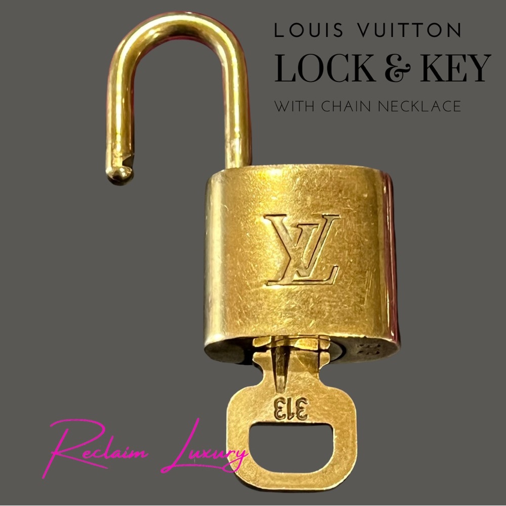 Louis Vuitton #313 Lock and Key w/Chain